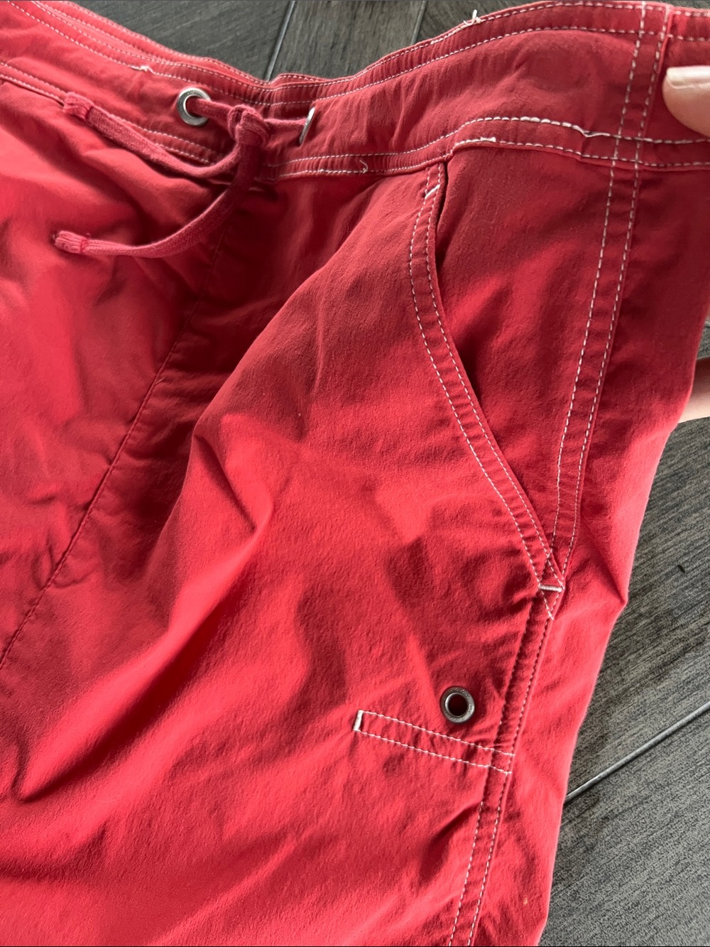 Lucy Red Active Skort with Orange Brand Tag - Picture 5 of 5